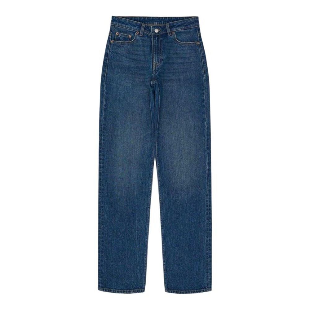Dr Denim Womens/Ladies Bay Dark Used Relaxed Fit Jeans / Bay Blue